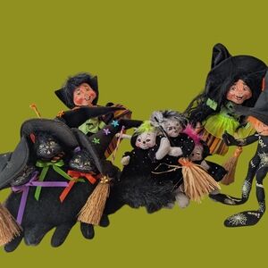 Annalee Halloween Dolls Bundle (5 Dolls)